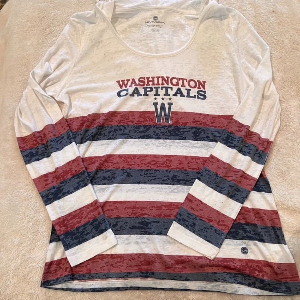Washington Capitals Women's Lightweight Hoodie Size XL